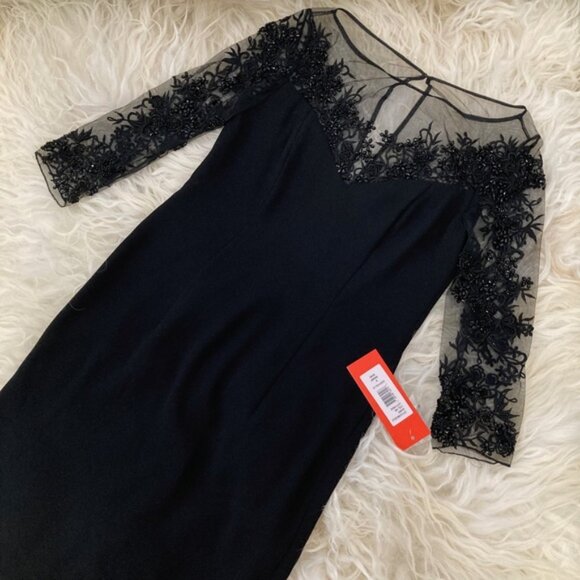 ML MONIQUE LHUILLIER Embroidered Mini Dress - Picture 3 of 9